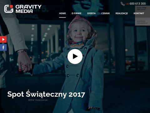 Gravity Media spoty reklamowe