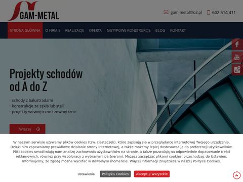 Gam-Metal balustrady metalowe Łódź