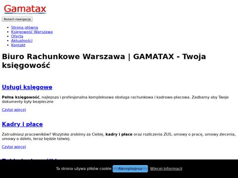 Gamatax - biuro księgowe Warszawa