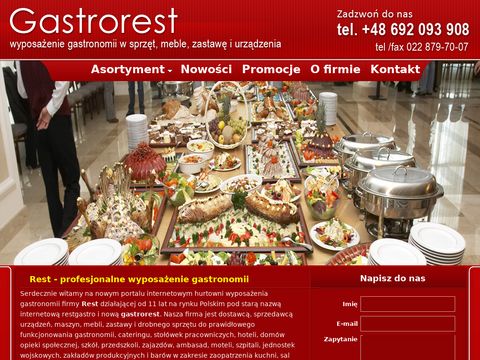 Gastrorest.pl urządzenia gastronomiczne