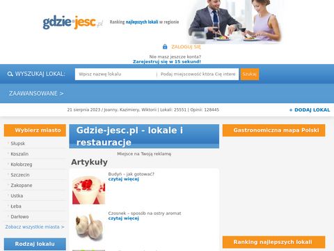 Gdzie-jesc.pl opinie o restauracjach