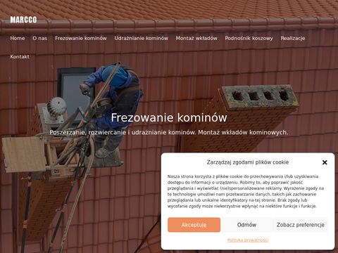 Frezujemykominy.pl wysoka jakość usług
