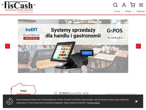 Kasy fiskalne tanio od Fis Cash Warszawa