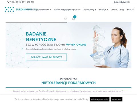 Euroimmundna.pl - badania genetyczne