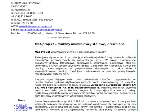 Mat-Project Drabiny drewniane
