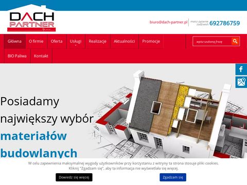 Dach-Partner sprzedaż rynien pcv Konin