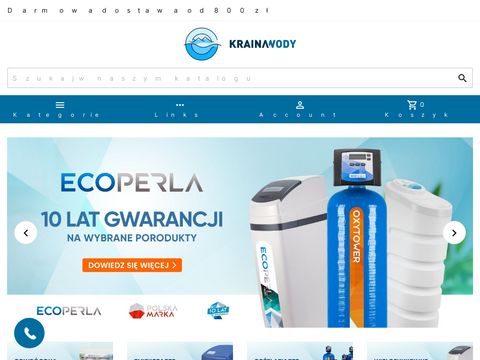 Krainawody.pl najlepsze filtry do wody
