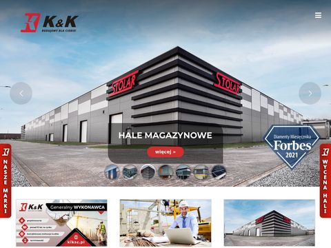 Kiksc.pl - budowa hal magazynowych