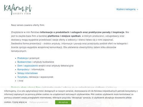 Bezpłatny katalog firm Kafirm.pl
