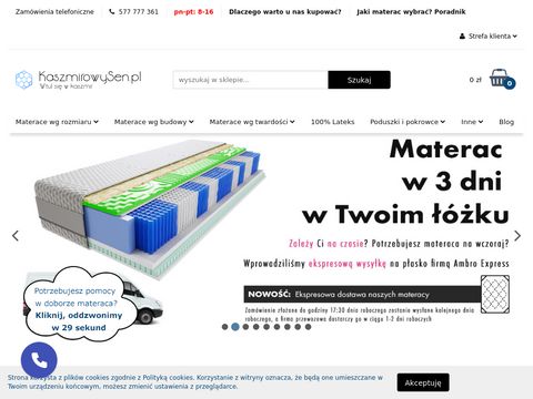 Kaszmirowysen.pl - materace premium