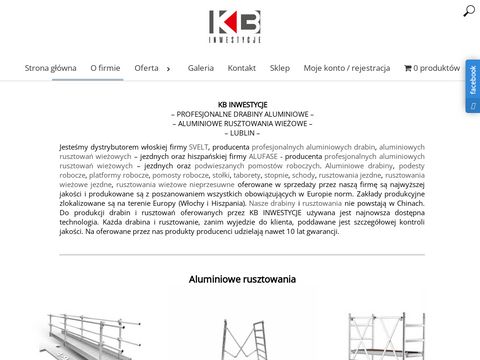 Kb-inwestycje.pl aluminiowe rusztowania