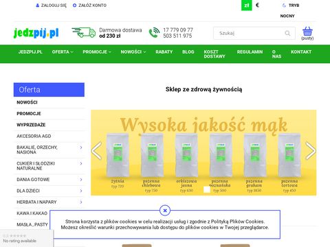 Jedzpij.pl zdrowa żywność online