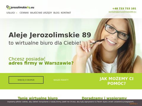 Jerozolimskie89.eu wirtualny adres Warszawa