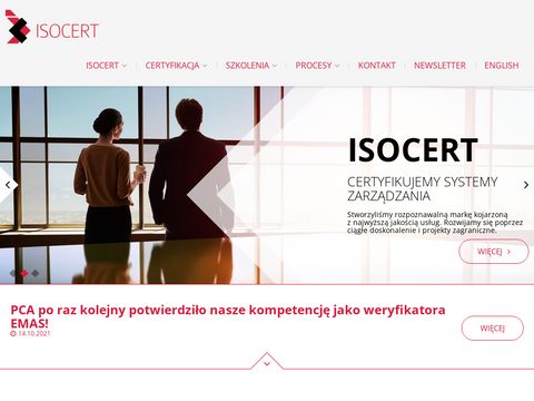 Isocert.org.pl certyfikat ISO