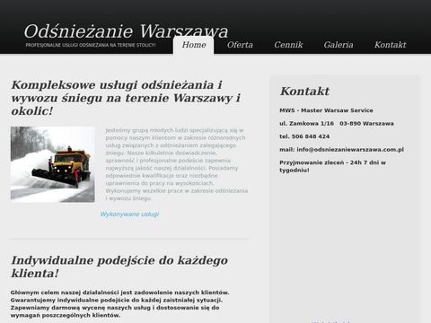 Odsniezaniewarszawa.com.pl - MWS
