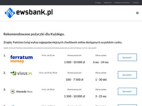 Newsbank.pl - promocje bankowe