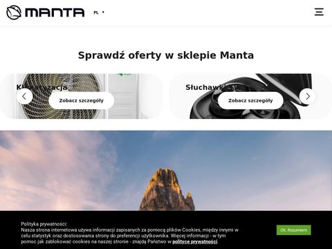 Manta S. A. - smartfony, tablety, RTV