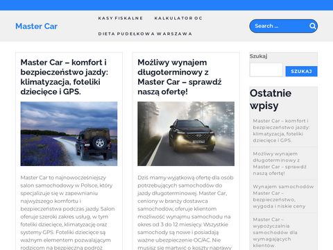 Master-car.com.pl wypożyczalnia aut Łódź