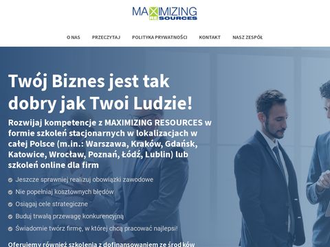 Maxres.pl kursy handlowe dla kierowników