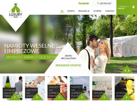 Luxury-tent.pl wypożyczalnia namiotów