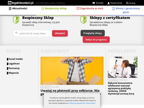 Legalniewsieci.pl regulamin sklepu