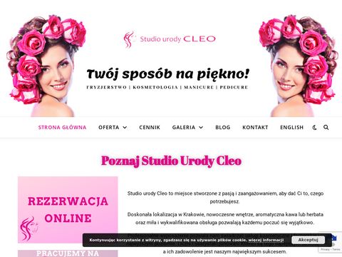 Cleo Kraków salon fryzjersko-kosmetyczny