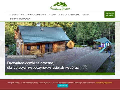 Swierkowe-zacisze.pl domki do wynajęcia
