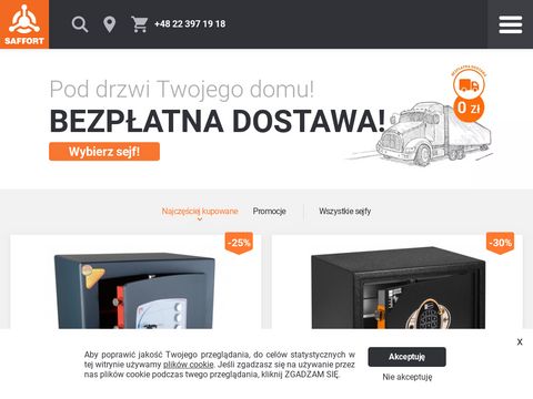 Saffort.pl - internetowy sklep z sejfami