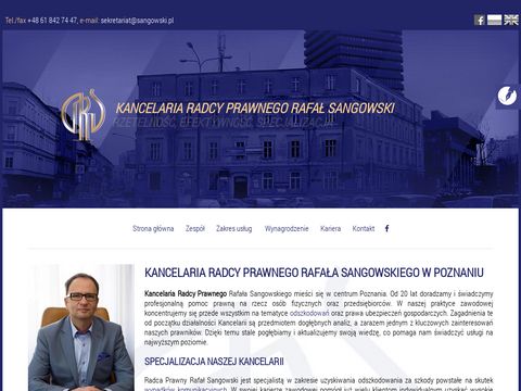 Sangowski.pl obsługa prawna firm Poznań