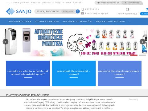 Sanjo.pl - Wyposażenie toalet
