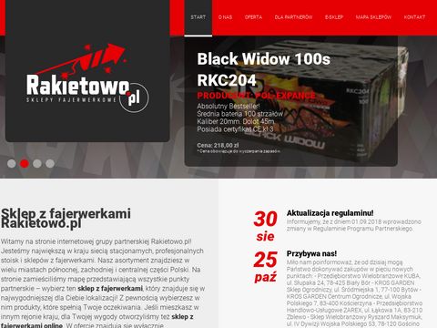 Rakietowo.pl sklep fajerwerki online