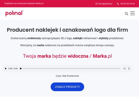Polinal.pl - naklejki 3d wypukłe