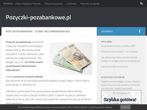 Pożyczki-pozabankowe.pl przez internet