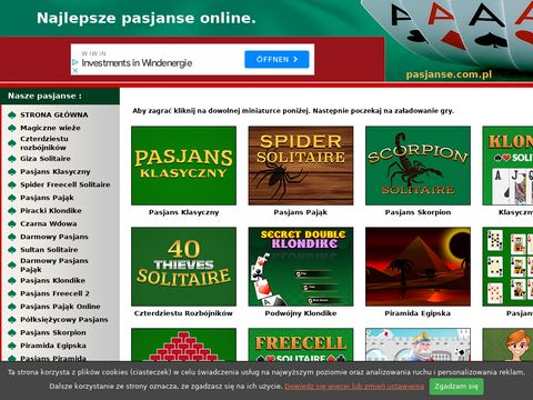 Pasjanse.com.pl gra w pasjansa