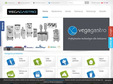 Vegagastro.pl maszyny i automaty do lodów