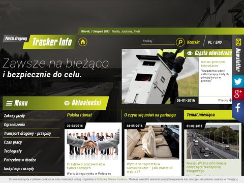 TrackerInfo.eu - portal dla kierowców