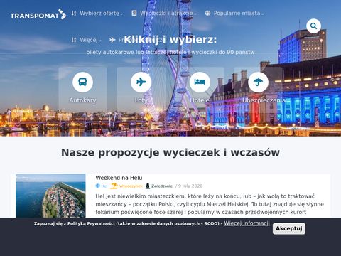 Transpomat.pl atrakcje turystyczne