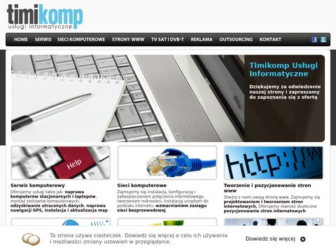 Timikomp - serwis, naprawa, strony www