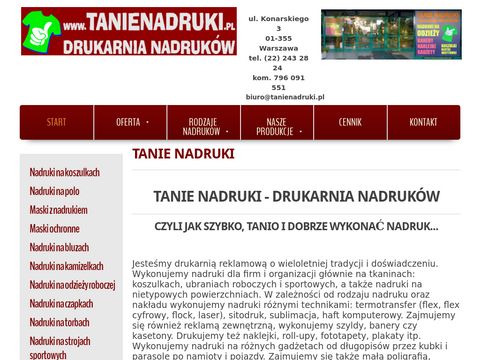 Tanienadruki.pl agencja reklamowa