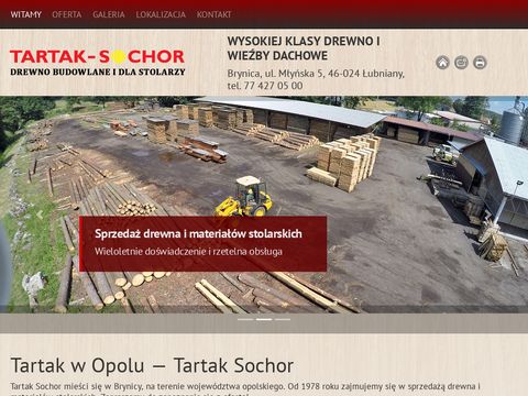Tartaksochor.pl drewno budowlane Opole