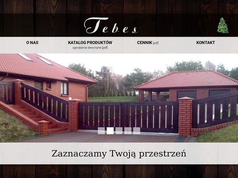 Tebes.pl ogrodzenia drewniane