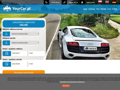 Yourcar.pl wypożyczalnia samochodów
