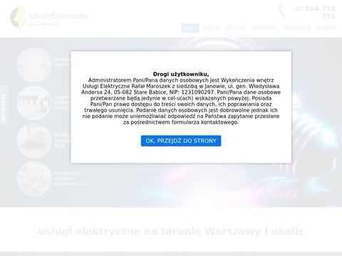 Warszawa-elektryk.com.pl pomiary