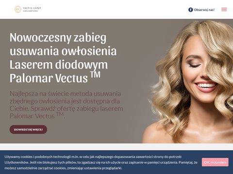 Vectussopot.pl depilacja laserem w Sopocie