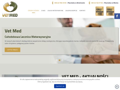 Vetmed.com.pl całodobowa lecznica