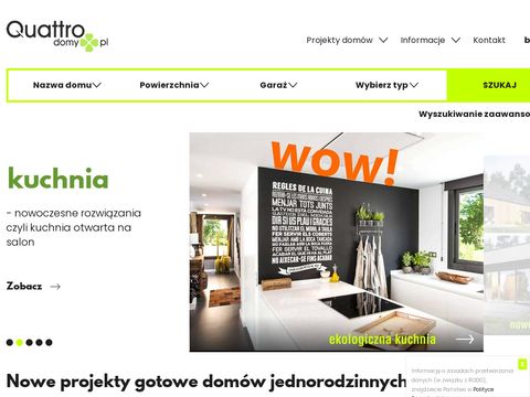 Quattrodomy.pl projekt nowoczesnego domu
