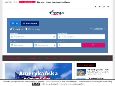 Promocjelotnicze.com.pl najtańsze bilety