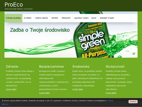 Proecosg.pl ekologiczne środki czystości