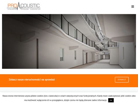 Pro Acoustic - wygłuszanie pomieszczeń