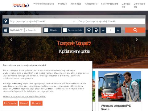 Pksbilety.pl wyszukiwarka połączeń